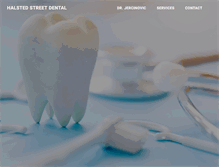 Tablet Screenshot of halstedstreetdental.com